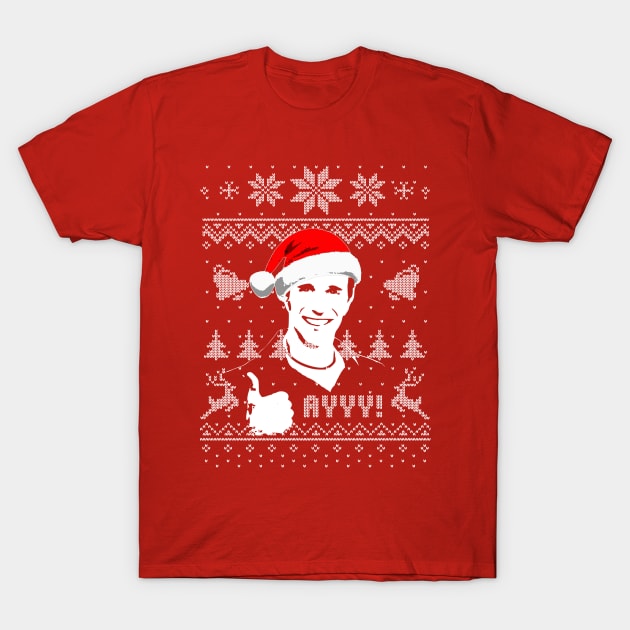 Ayyy Fonzie Christmas Parody T-Shirt by Nerd_art